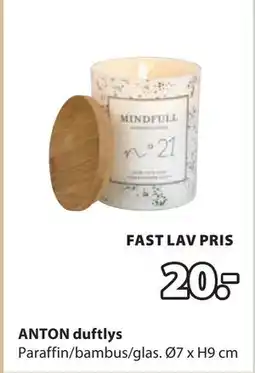 JYSK ANTON duftlys tilbud