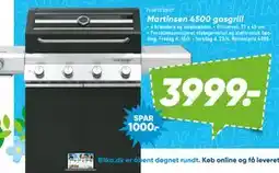 Bilka Martinsen 4500 gasgrill tilbud