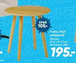 Bilka Karl sofabord tilbud