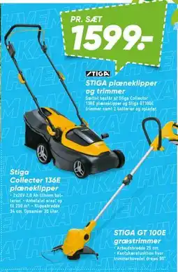 Bilka Stiga Collecter 136E plæneklipper tilbud
