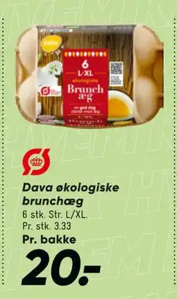 Bilka Dava økologiske brunchæg tilbud