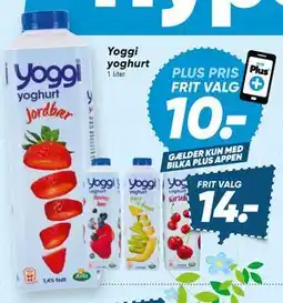 Bilka Yoggi yoghurt tilbud
