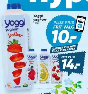 Bilka Yoggi yoghurt tilbud