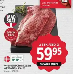 MENY WIENERSCHNITZLER AF DANSK KALV tilbud
