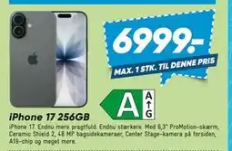 Bilka iPhone 17 256GB tilbud