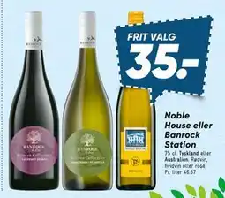 Bilka Noble House eller Banrock Station tilbud