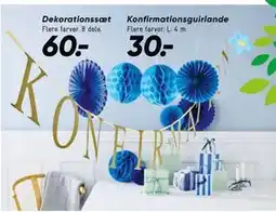 Bilka Konfirmations guirlande tilbud