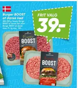 Bilka Burger BOOST af dansk kød tilbud