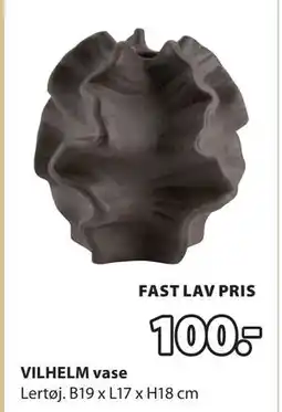 JYSK VILHELM vase tilbud