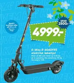 Bilka E-Way E-6060FRS elektrisk løbehjul tilbud