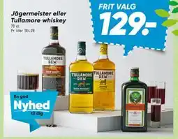 Bilka Jägermeister eller Tullamore whiskey tilbud