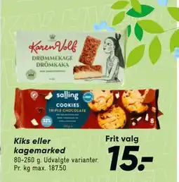 Bilka Kiks eller kagemarked tilbud