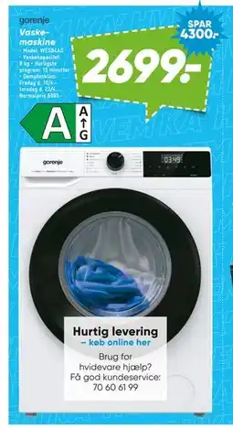 Bilka Vaskemaskine tilbud