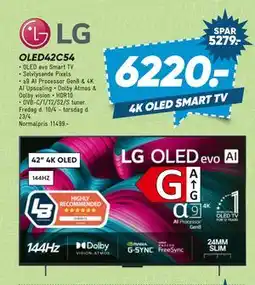Bilka LG OLED42C54 tilbud