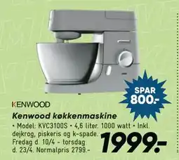 Bilka Kenwood køkkenmaskine tilbud