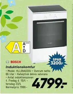 Bilka Induktionskomfur tilbud