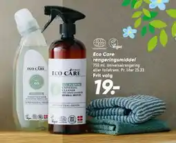 Bilka Eco Care rengøringsmiddel tilbud