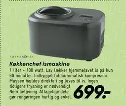 Bilka Køkkenchef ismaskine tilbud
