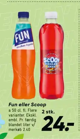 Bilka Fun eller Scoop tilbud