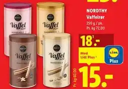 Lidl NORDTHY Vaffelrør, App-pris tilbud