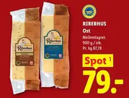 Lidl RIBERHUS Ost tilbud