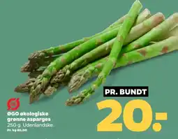 Netto Øgo økologiske grønne asparges tilbud
