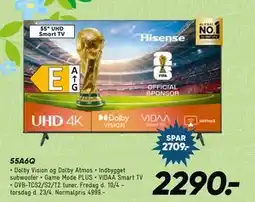 Bilka Hisense 55A6Q tilbud