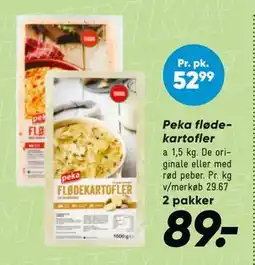 Bilka Peka flødekartofler tilbud