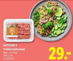 Lidl BUTCHER‘S Hakket kalkunkød tilbud