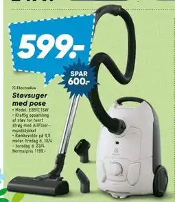 Bilka Støvsuger med pose tilbud