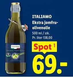Lidl ITALIAMO Ekstra jomfruolivenolie tilbud