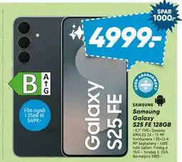 Bilka Samsung Galaxy S25 FE 128GB tilbud