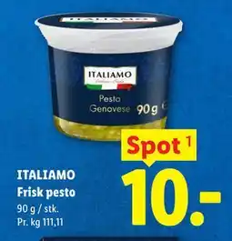 Lidl ITALIAMO Frisk pesto tilbud