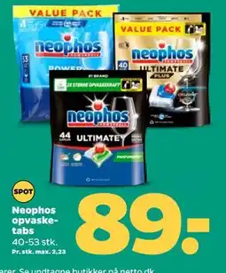 Netto Neophos opvasketabs tilbud