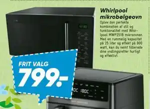 Bilka Whirlpool mikrobølgeovn tilbud