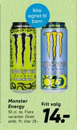 Bilka Monster Energy tilbud