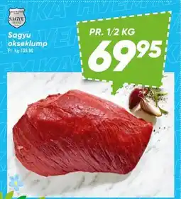 Bilka Sagyu okseklump tilbud