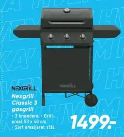 Bilka Nexgrill Classic 3 gasgrill tilbud