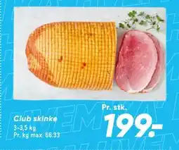 Bilka Club skinke tilbud