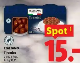 Lidl ITALIAMO Tiramisu tilbud