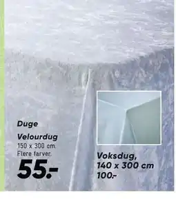 Bilka Voksdug tilbud