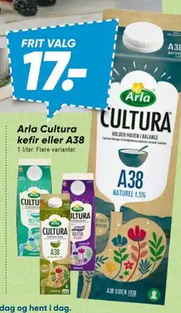 Bilka Arla Cultura kefir eller A38 tilbud