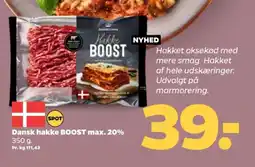 Netto Dansk hakke boost max. 20% tilbud