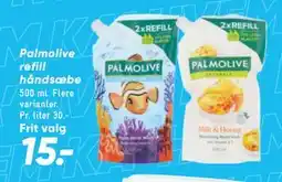 Bilka Palmolive refill håndsæbe tilbud