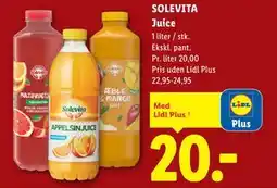 Lidl SOLEVITA Juice, App-pris tilbud