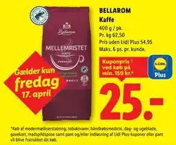 Lidl BELLAROM Kaffe tilbud