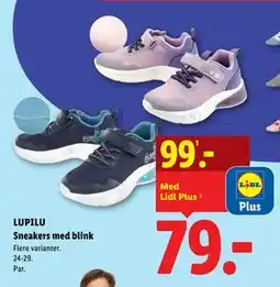Lidl LUPILU Sneakers med blink tilbud