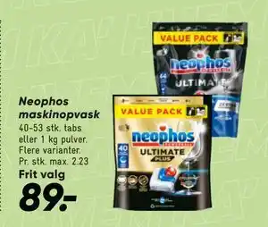 Bilka Neophos maskinopvask tilbud