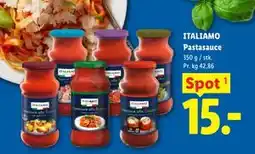 Lidl ITALIAMO Pastasauce tilbud