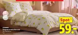 Lidl LIVARNO Sengesæt af mikrofibersatin tilbud